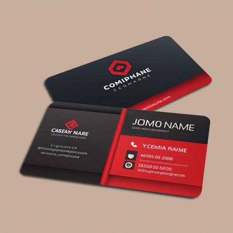 round corner business card 2